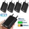 1-6PCS Universal USB Phone Charger Plug 5V 1A EU Plugs Travel Wall Charging Charger Power Adapter for IPhone Samsung Mi Google