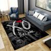 Tappeto the Weeknd per Soggiorno Camera da Letto Casa Decorazione Divano, Tappetino Antiscivolo per Giochi Bambini