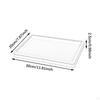 Brushed Leather Jewelry Display Tray, Empty And Flat Storage Tray for Cases,