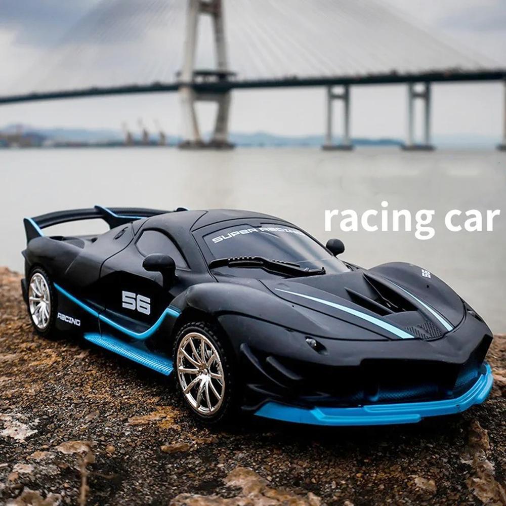 Remote Control Car Toy for Kids with LED Lights Controller Electric Racing Vehicle for Boy Girl Birthday Gift