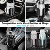 Car Cup Holder Expander with Adjustable Offset Base, All Purpose Cupholder Extender for car with Expandable, Univeral for Most Popular Large Travel