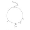 Temperament Exquisite Koreanischer Stil 925 Sterlingsilber Schmuck Mode Mond und Stern Persönlichkeit Kristall Armbänder SL089