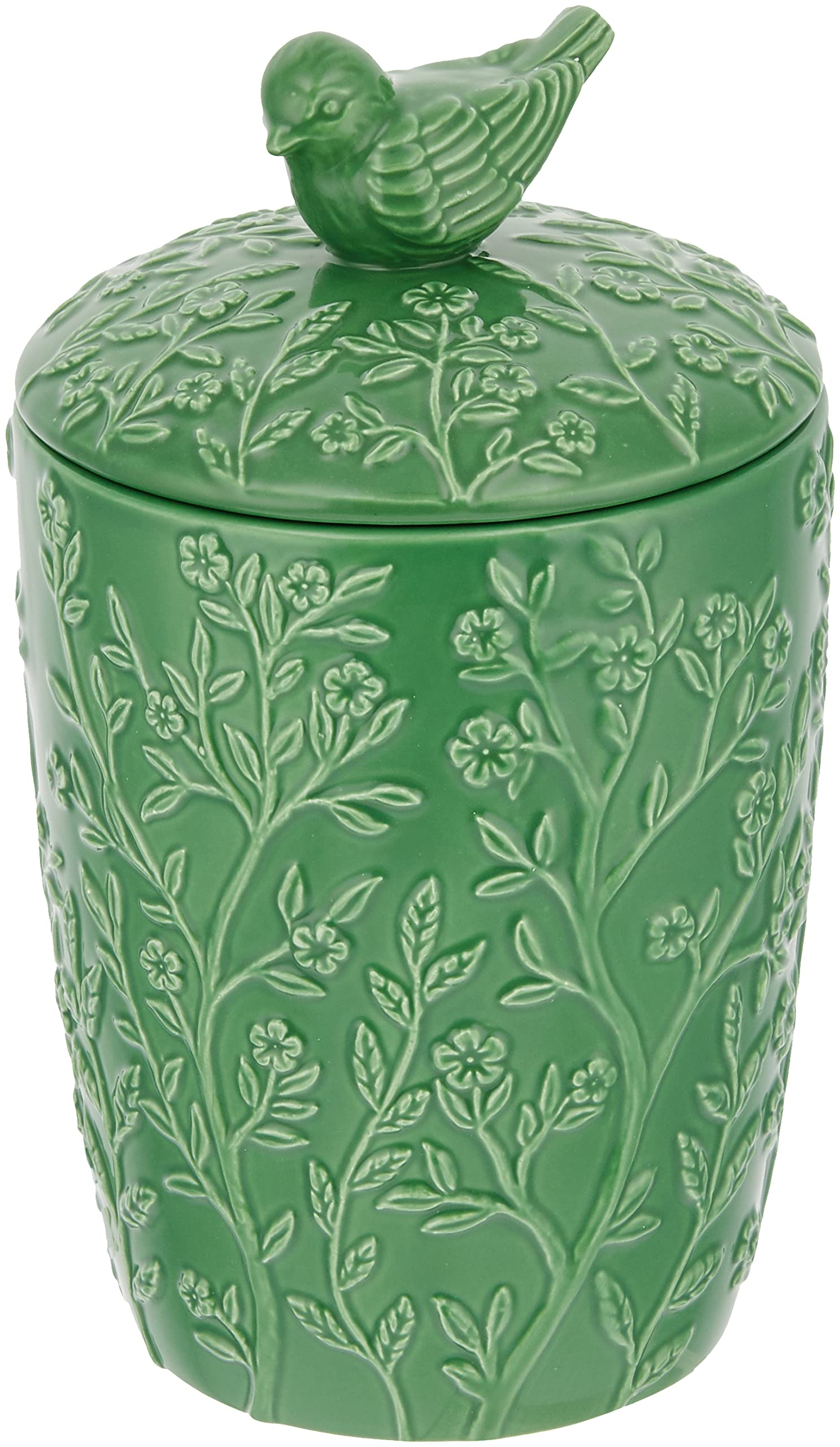 

Seto Craft Toilet Pot (Botanical) Green SP-1922-GR