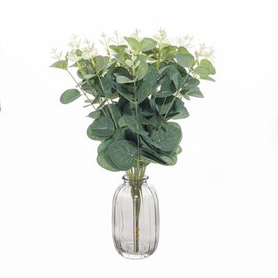 10/20pcs Artificial Plants Simulation Eucalyptus Leaves Outdoor Garden UV Protection Festival Home Vases Wedding DIY Decorative