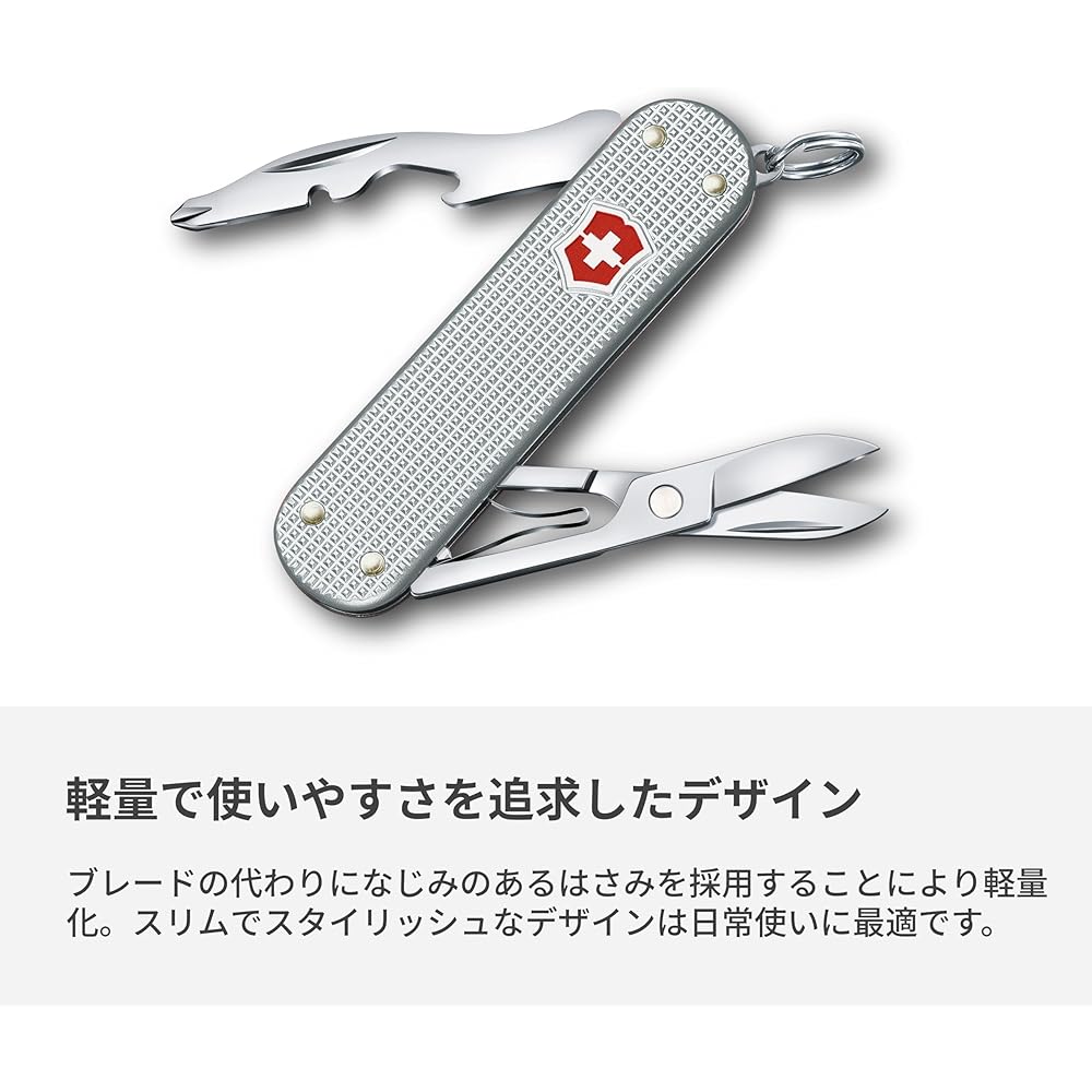 Victorinox Companion S Alox Multi-Tool with Blade-less Scissors, Screwdriver, 5 Functions, Silver