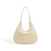 Niche design new retro texture cowhide bag underarm hand carry temperament casual lazy wind large capacity dumpling bag