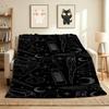 Vampire Night Flannel Blanket Throw Blanket Soft Warm Sofa Bed Camping Car home Decor Unique Christmas Gift C930195