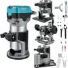 Router Tool, 710W Wood Router, Router for Woodworking with 3 Router Collets