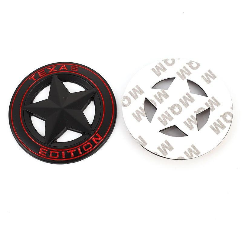 Texas Edition Badge Emblem Decal Sticker Car Front Grille Logo for Wrangler Compass Grand Cherokee Patriot Liberty Renegade Commander