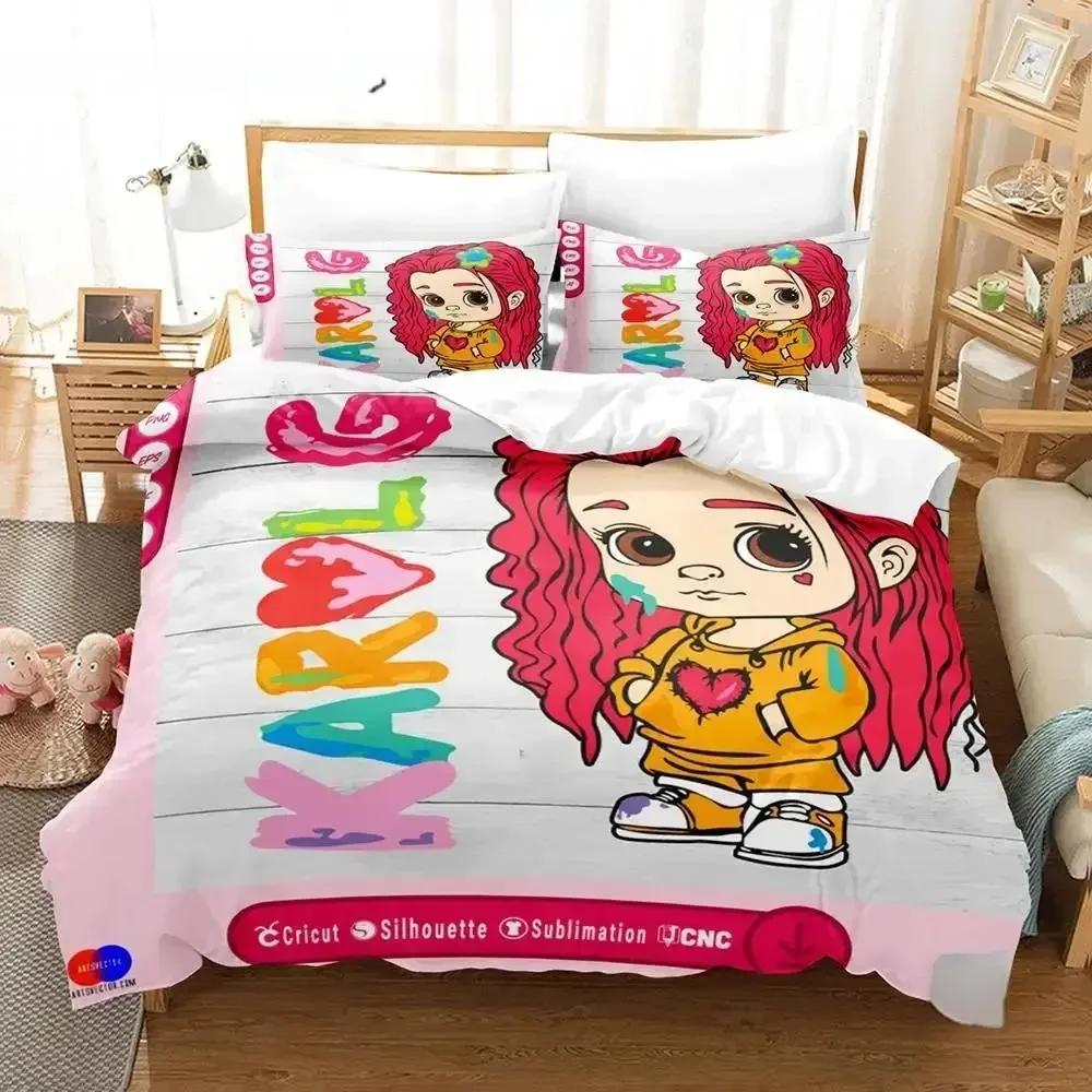

Karol G Mermaid Manana Sera Bonito Svg Bedding Set Single Double King Bed Set Children S Bedroom Duvet Set Manana Sera Bonito EU Single(135*200cm)3pcs