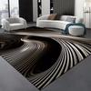 3D Stereoskopischer Visueller Quadratischer Wohnzimmerteppich Illusionen Fallenmuster Eingang Schlafzimmer Couchtisch Bodenmatte