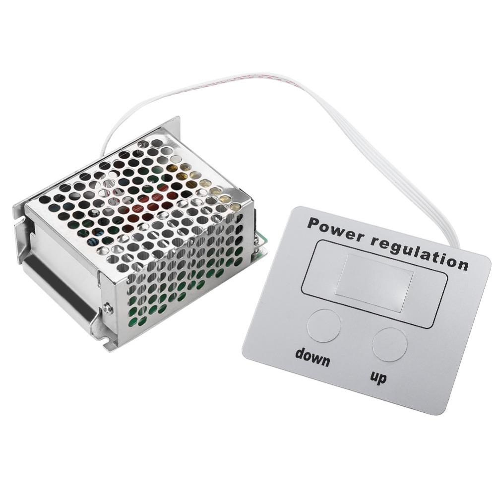 AC 220V SCR Voltage Regulator 4000W Dimmer Thermostat Speed Control Dimmer  Power Control
