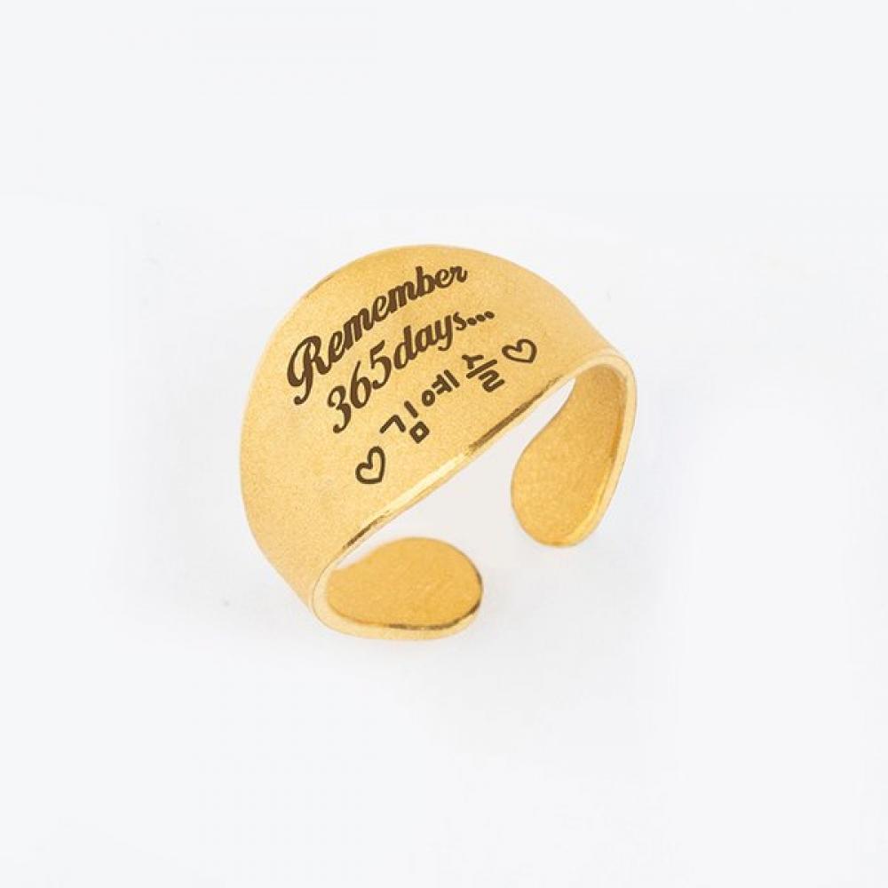 Porti 24k Gold Ring 0.5g Remember