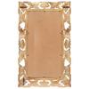 VidaXL Hand-carved Mirror Brown 80x50cm Solid Mango Wood