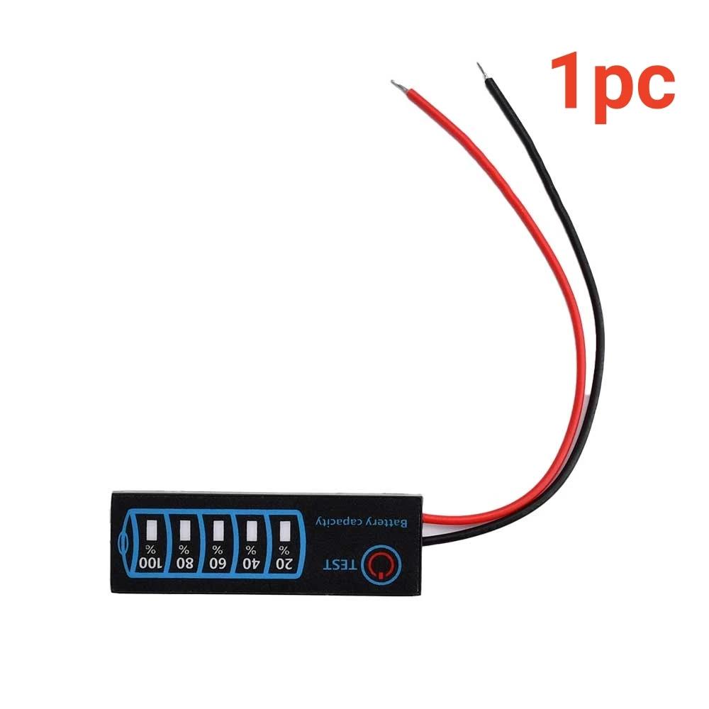 1/5/10pc Battery Level Indicator 3-Series Ternary Lithium Battery Lithium Iron Phosphate Lead-Acid Battery Capacity Tester Merte