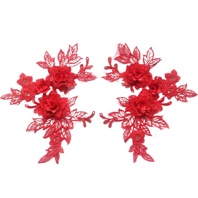 1 buc Floare 3D DIY Aplica Dantelă Decorare Haine Garnituri de Cusut Materiale Artizanale Patch-uri Lucrate Manual Accesorii de Cusut