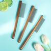 Pet Detangling Comb Rounded Metal Teeth Cat Shedding Comb with Wooden Handle Grooming Brush Removes Matted Fur Tangles for Long Short Hair Cats Dogs