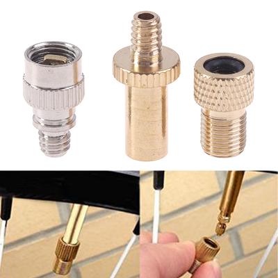 3Pcs Bike Fahrrad Presta Zu Schrader Ventil Adapter Ventil Verlängerung Pumpe Werkzeuge
