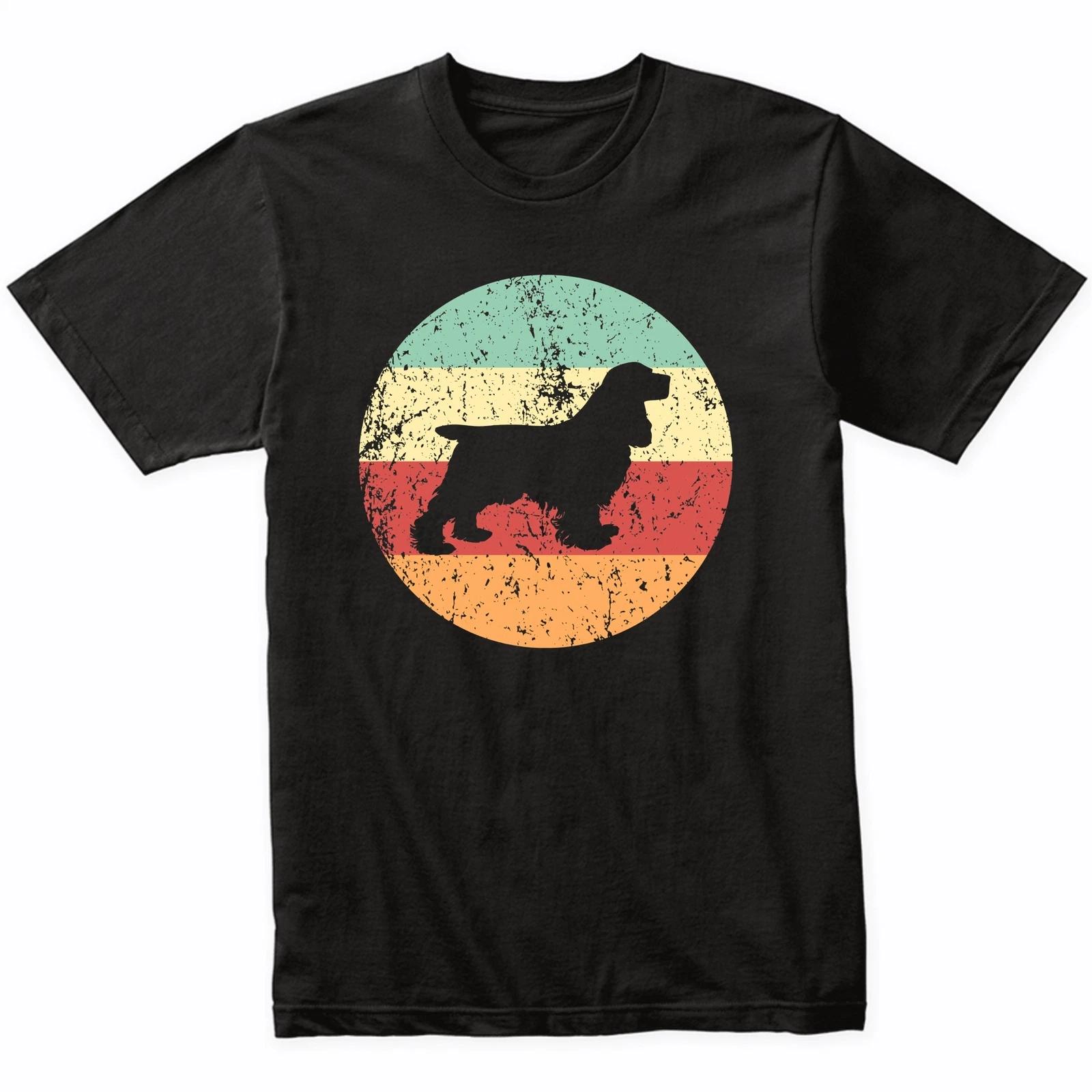 Cocker Spaniel Shirt - Retro Cocker Spaniel Dog T-Shirt - Retro Colors 2XL