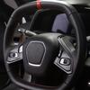 Matte Black Interior Steering Wheel Button Trim Cover For Corvette C8 1LT 20-25