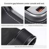 YZ multifunctional Cup Holder Gap Storage box Car Seat Gap QC3.0 USB 7 Colours Changing LED Charging Auxiliary for Vehicles