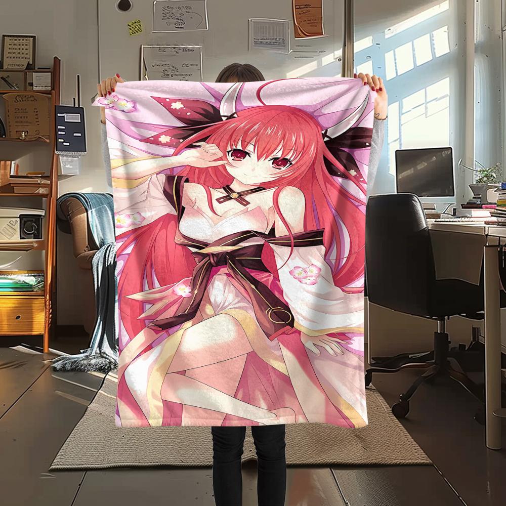 1PC Kotori Itsuka,Kimi Ni Todoke Print Flannel Blanket, High quality All Seasons, Home Decor, Warmth and Comfort, Perfect for Christmas Gifts