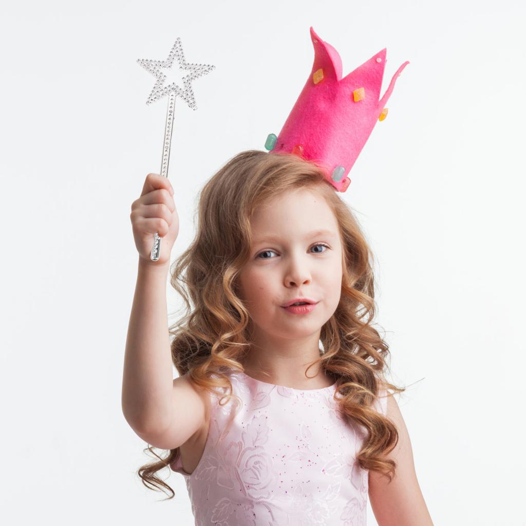 12 Stück Mädchen Kostüm Requisiten Stern Engel Feenstäbe Stern Feenstäbe Sternförmige Stäbe für Geburtstagsfeier Hochzeit Halloween