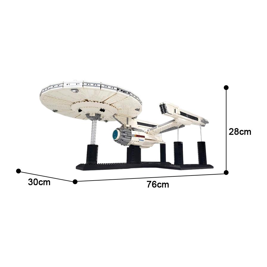 MOC USS Enterprise Space Ship Building Blocks Model 5032 Pcs Space Ship Federal Universe Cruiser Bricks Assemble Toys Kids Gifts