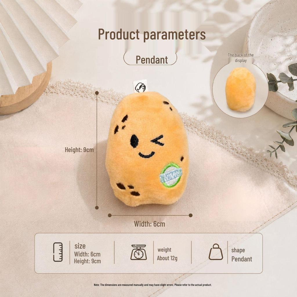 Adorable Southern Little Potato Plush Toy Pendant - Cute Backpack Ornament Gift