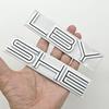 3D Metal Car Sticker Letters SHE LBY Logo Emblem Fender Door Rear Trunk  Accessories