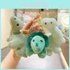Adorable 2024 Dinosaur Plush Keychain Cute Pp Cotton Bag Car Chain Decoration