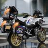 Simulation 1/10 Scale BMW R 1250 GS Adventure Alloy Motorbike Model Children Alloy Motorcycle Model Toy Collection Home Decor