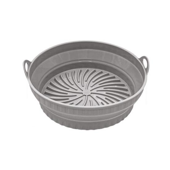 

Foldable Air Fryer Silicone Liners Reusable Air Fryer Basket Round/Square Oven Baking Tray Round