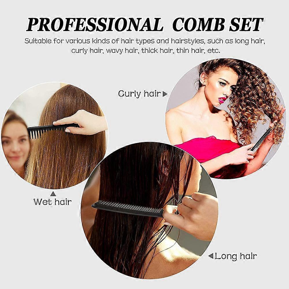 3 Pcs Wide Tooth Detangling Hair Comb Set, Comb Anti Static for Curly Straight Long Hair