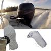 600D Boat Full Outboard Engine Cover Heavy Duty Grey Engine Motor Covers Protector For 6-225HP Waterproof