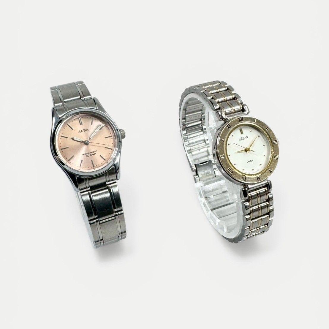 [Summary of 2 items] SEIKO ALBA Alba Watch Fudo Ladies V501 V701