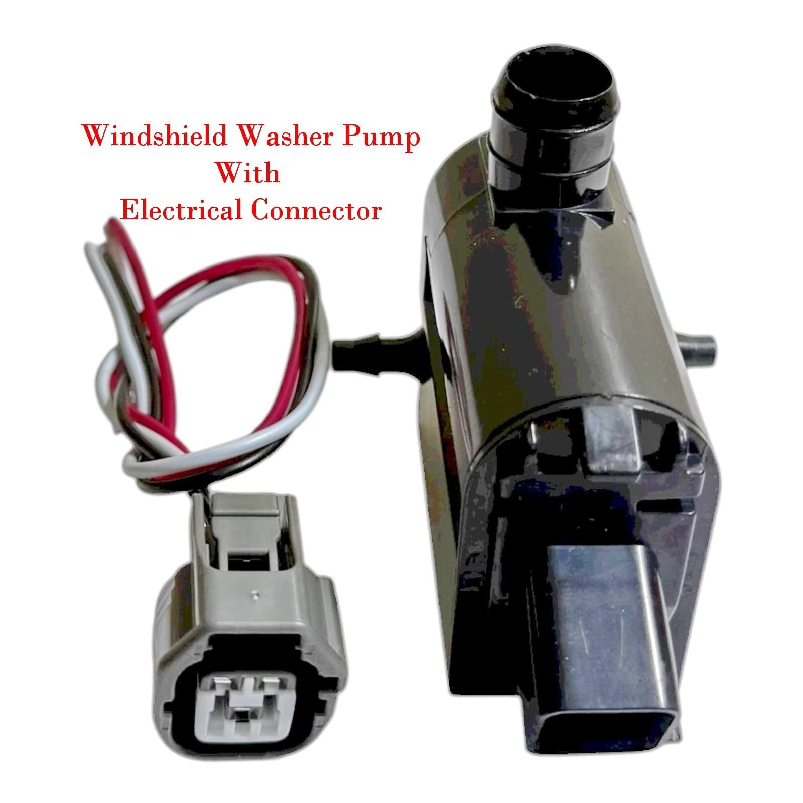 Windshield Washer Pump + Connector Fits Kia 2002-