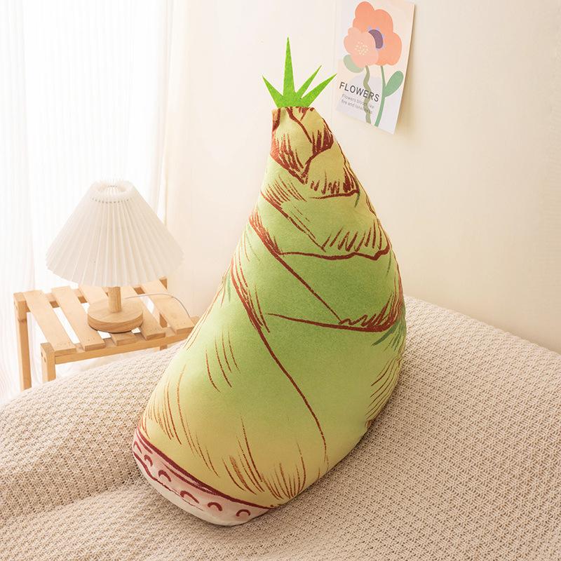 

Creative Bamboo Shoot Throw Pillow Plush Toy Doll Home Sofa Pillow Cushion Girl Sleeping Soothing Doll 40cm（0.2kg） зелений