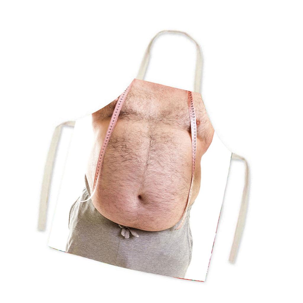 Funny 3D Printed Apron Great for BBQs and Themed Events Practical and Fade Resistant Home Kitchen Cooking Apron