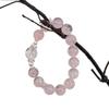 White & Pink Crystal Beaded Bracelet for Attracting Love & Positivity, Women's Gift