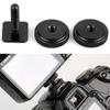 3PCS 1/4 Hot Shoe Mount Phone Holder Dual Nut Cold Shoe Adapter Bracket For Double-Layer Camera Hot Shoe Adapter Accessories