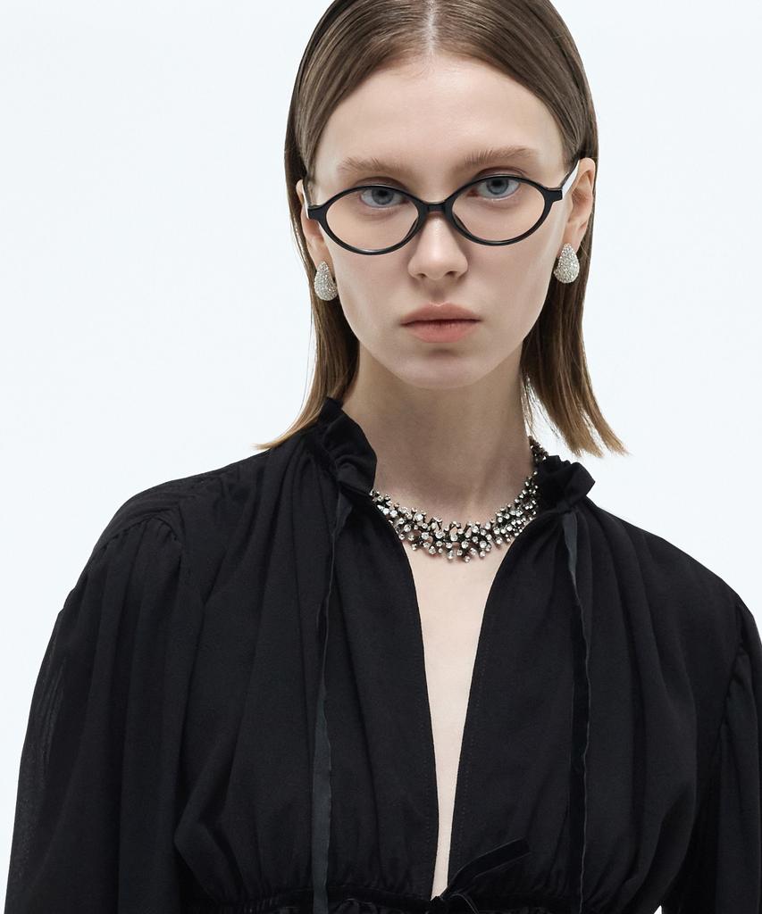 Nonpig Hika_Bk Eyeglass Frames