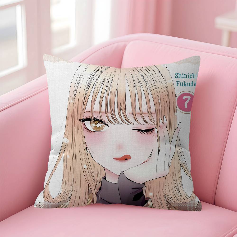 My Dress Up Darling Anime Maple Design Cushion Cover Happy Autumn Harvest decor Holiday Decorati Pillow Cover