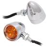 1Pair Motorcycle Turn Signal Light Lamp Universal Motorbike Bullet Indicator Light