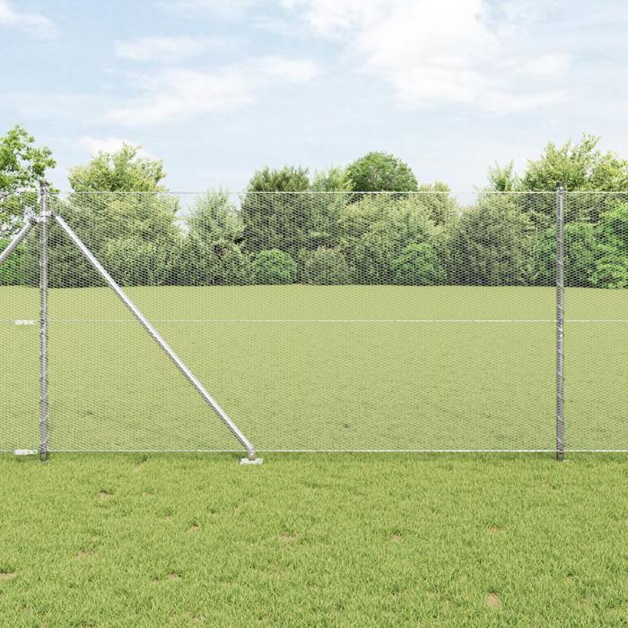 Clôture Hexagonale vidaXL 1.4x10 m Acier Galvanisé 3353348