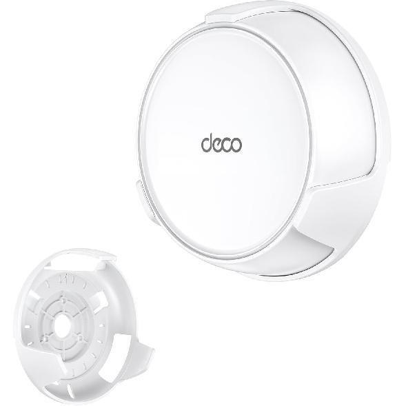 Wall Mount Holder for TP-Link Deco BE23/BE25/BE3600/BE5000 WiFi 7 Mesh Wi-Fi System – Space-Saving Bracket with Hidden Cable Management, Secure &