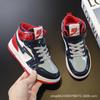 Children's sports shoes Spring and autumn 2025 Boys and girls medium and high-top board shoes medium and older children's fashion handsome board s
