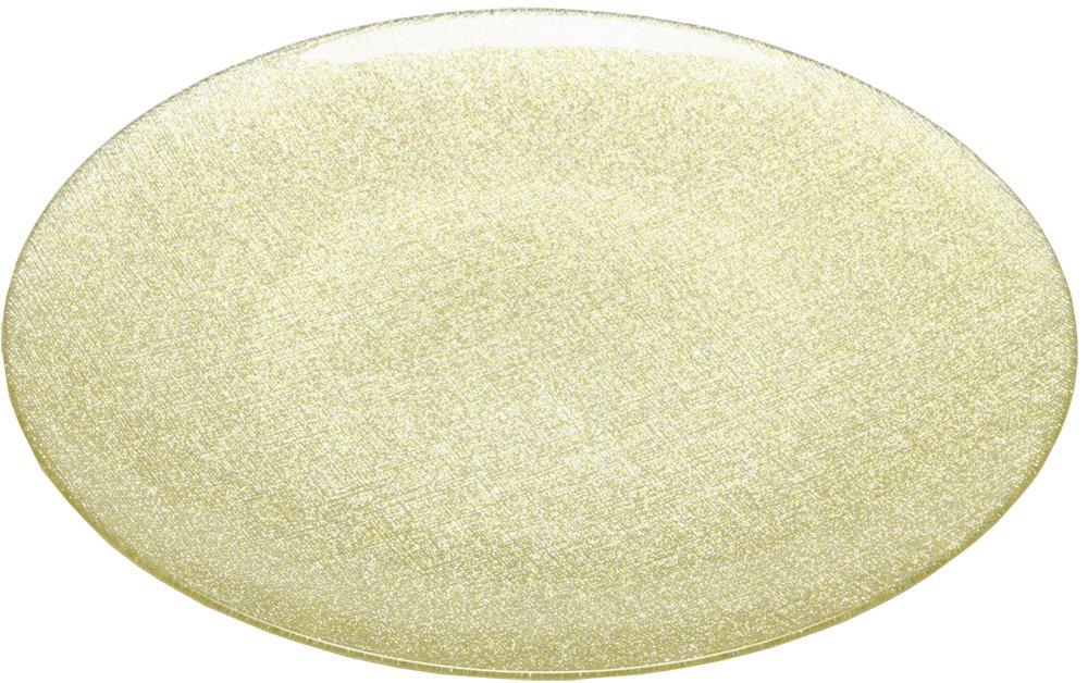 

Vetro Felice Large Plate, Western Tableware, 35cm, New Gold, Glitter Glass, 323935B G022