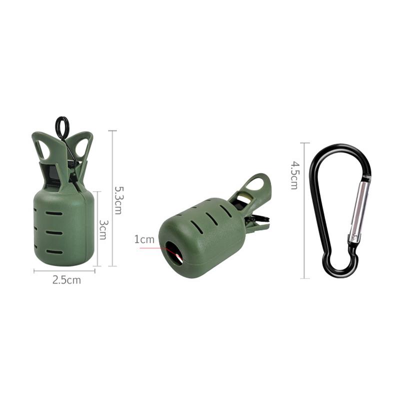 New Squid Jig Bait Protector Kit Webfoot Octopus Egi Hooks Cover Cuttlefish Umbrella Lure Cap with Retractable Buckle Carabine