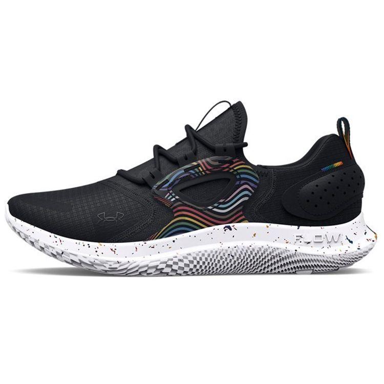 Under Armour Unisex UA Flow Velociti MVMNT Pride Running Shoes Black White 3024943-001 40.5